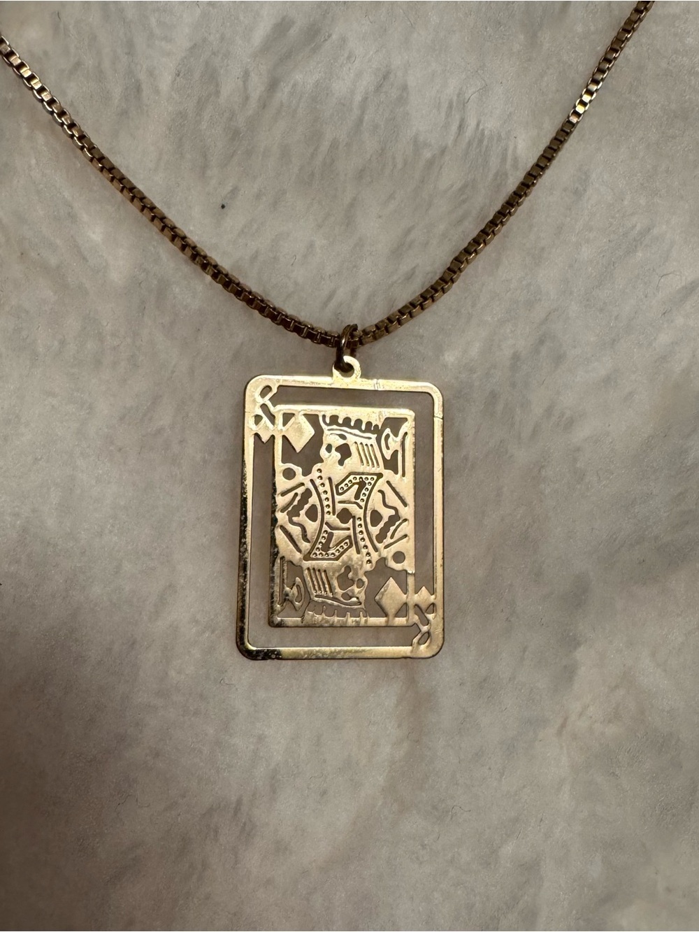 Gold King of Diamonds necklace